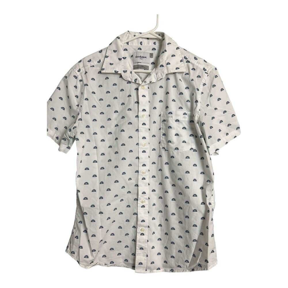 Mens Button Down Shirt Basic Casual Everyday Normcore Goodfellow Medium
